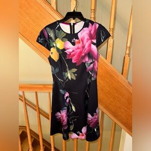 TED BAKER dress, work once, perfect condition, size 2